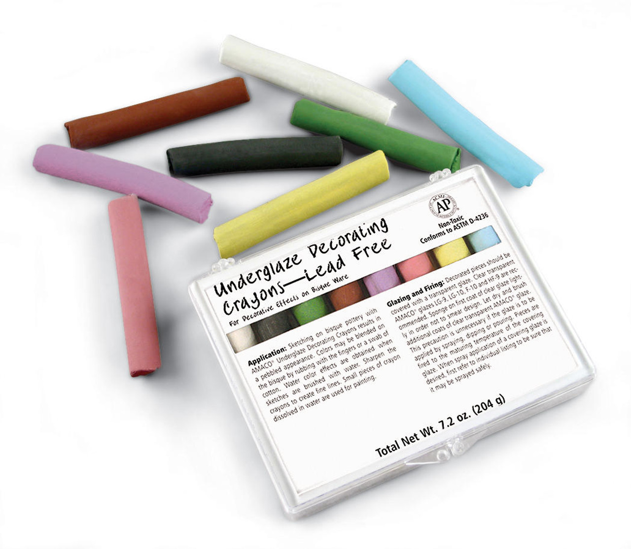 Picture of AMACO Underglaze Chalk Crayon Set #208