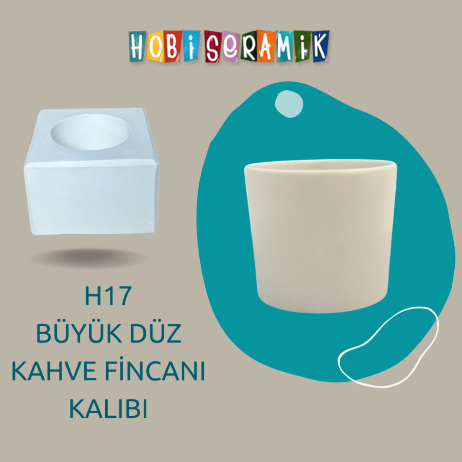 Resim H17 BÜYÜK DÜZ KAHVE FİNCANI 