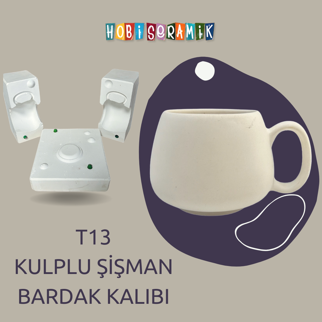 Resim T13 KULPLU ŞİŞMAN BARDAK KALIBI