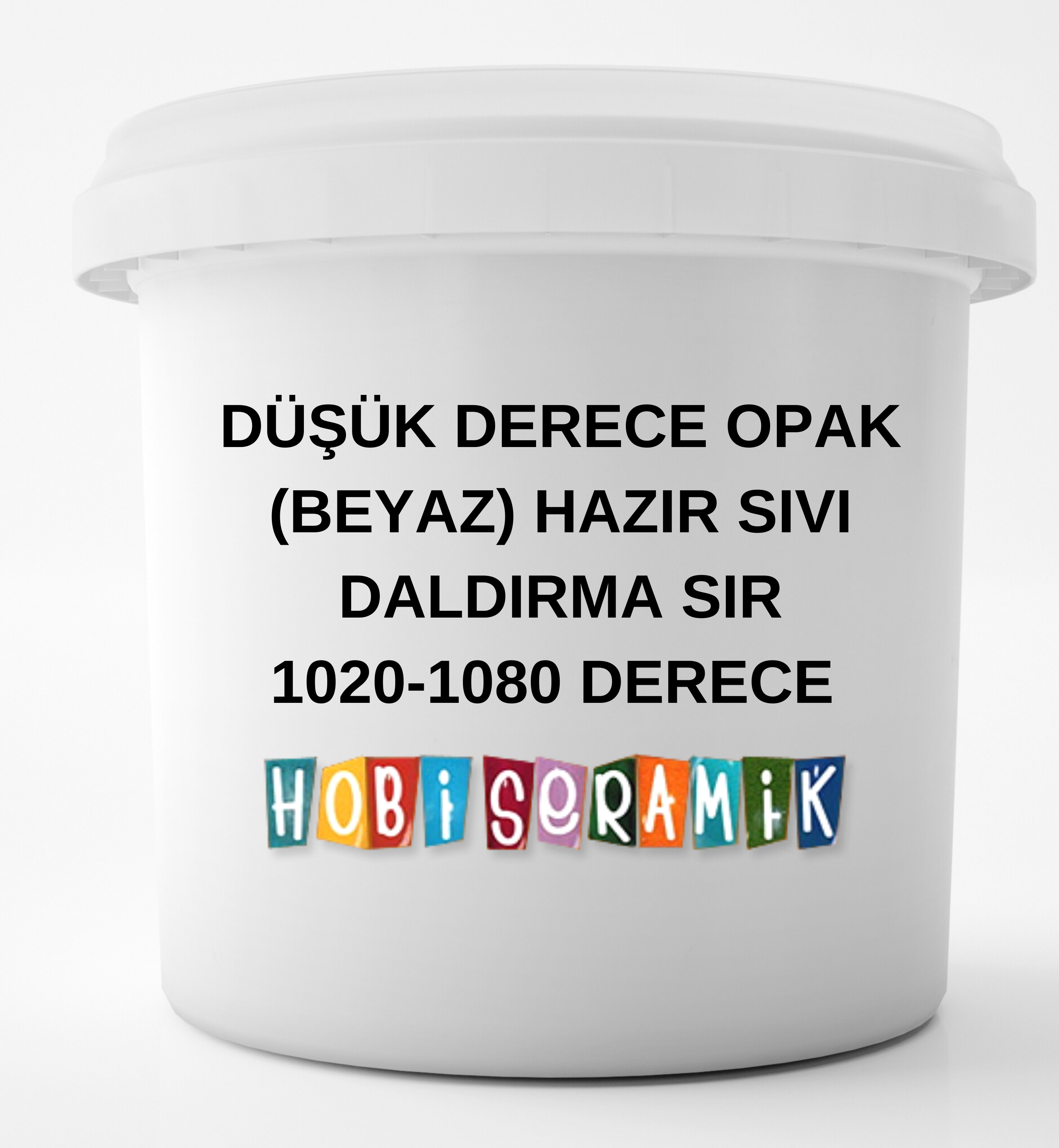 Picture of LOW DEGREE OPAQUE (WHITE) READY LIQUID DIP GLAZE 1020-1080 DEGREES