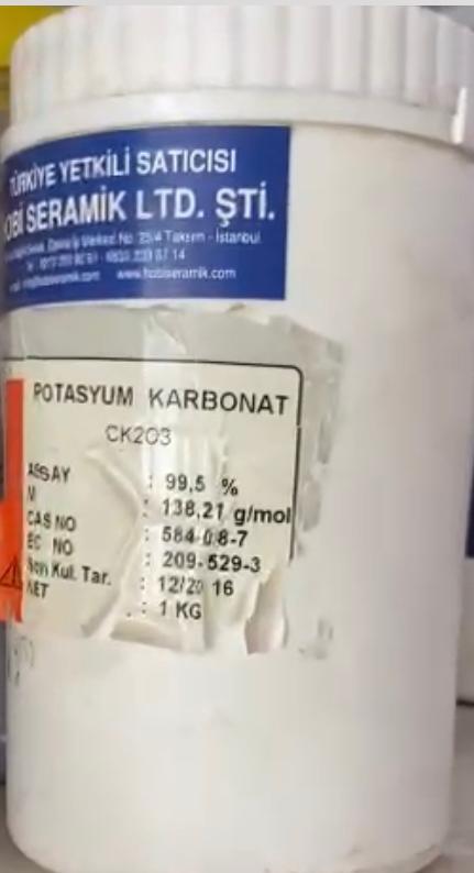 Picture of POTASSIUM CARBONATE 1KG