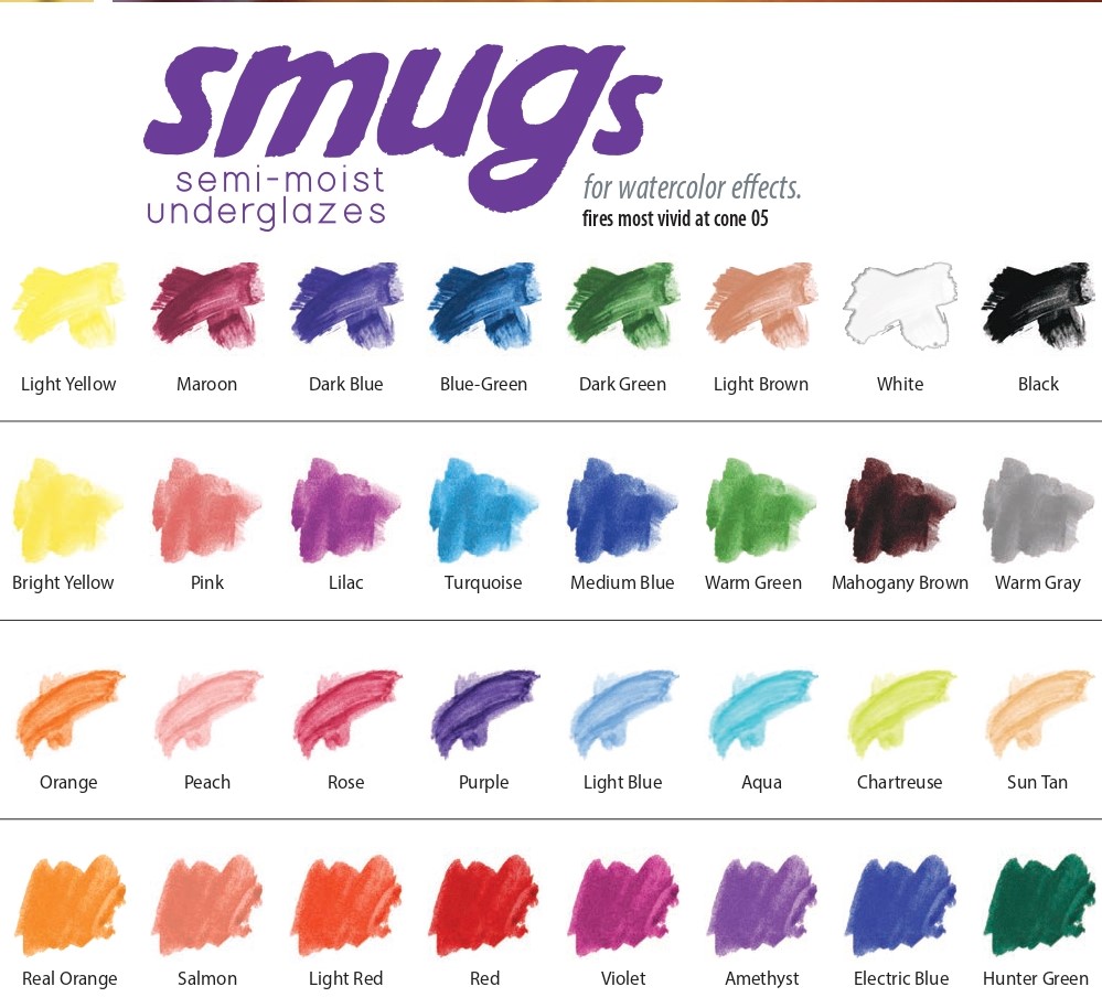 Picture of Single Semi-Moist Underglaze Water Color (SMUGS) VIOLET