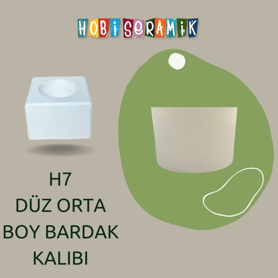 Resim H7 DÜZ ORTA BOY BARDAK KALIBI