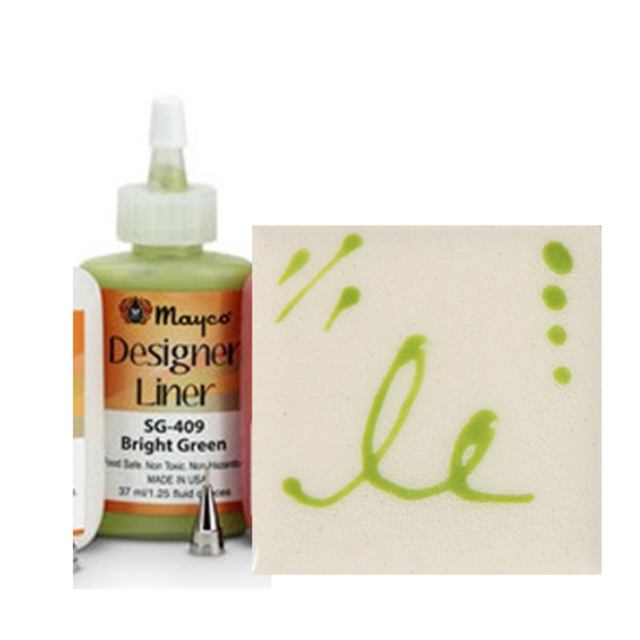 Picture of Mayco Designer Liner SG409 Light Green Drawing Secret 37ML