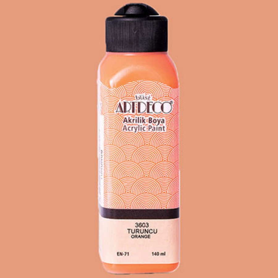 Resim  Artdeco Akrilik Boya 140Ml Turuncu 3603