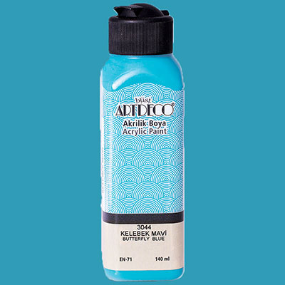 Picture of Artdeco Acrylic Paint 140Ml Butterfly Blue 3044