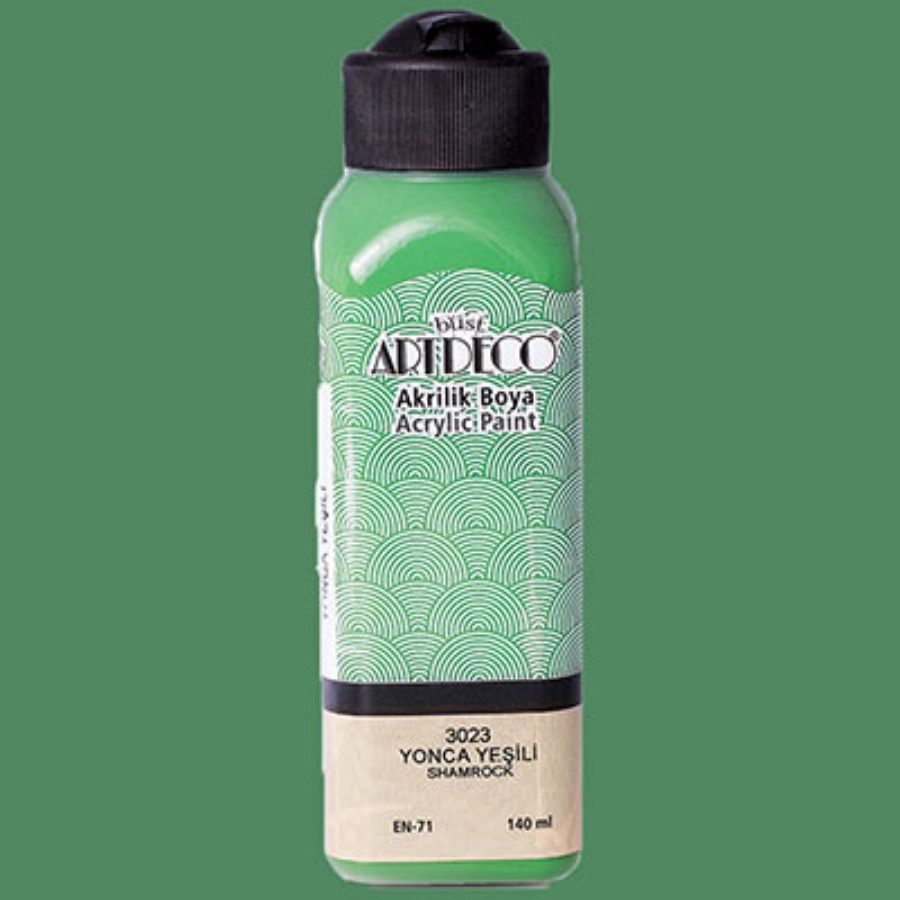 Resim Artdeco Akrilik Boya 140Ml Yonca Yeşili 3023