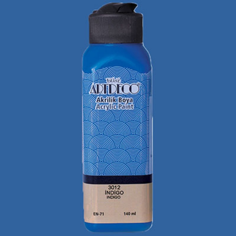 Resim  Artdeco Akrilik Boya 140Ml İndigo 3012