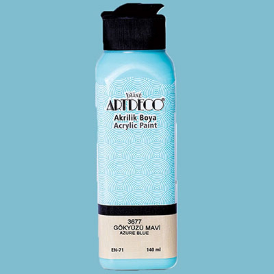 Resim  Artdeco Akrilik Boya 140Ml Gökyüzü Mavi 3677