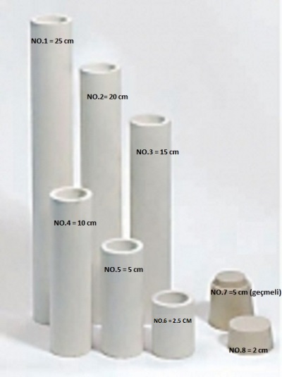 Picture of Porcelain Shelf Legs (price varies depending on the size you choose)