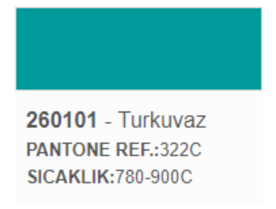 Resim 260101 Turkuaz Sır Üstü Dekor Boyası