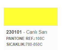 Resim 230101 Canlı Sarı Sır Üstü Dekor Boyası