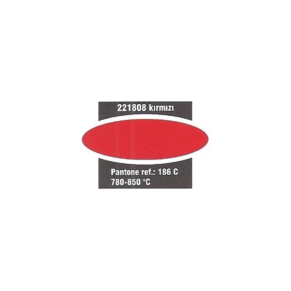 221808 Kırmızı Sır Üstü Dekor Boyası